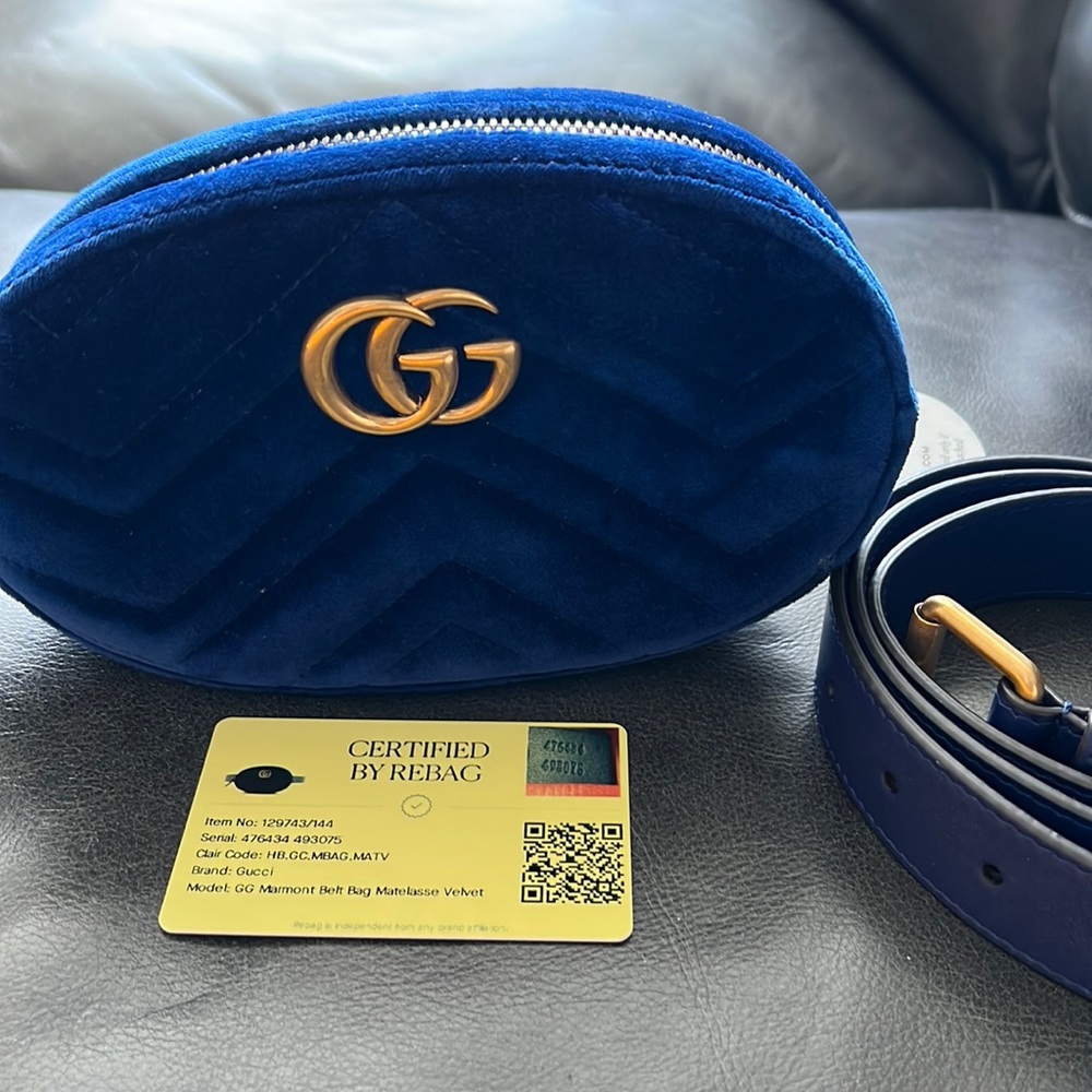 Authentic Gucci Marmont Belt bag